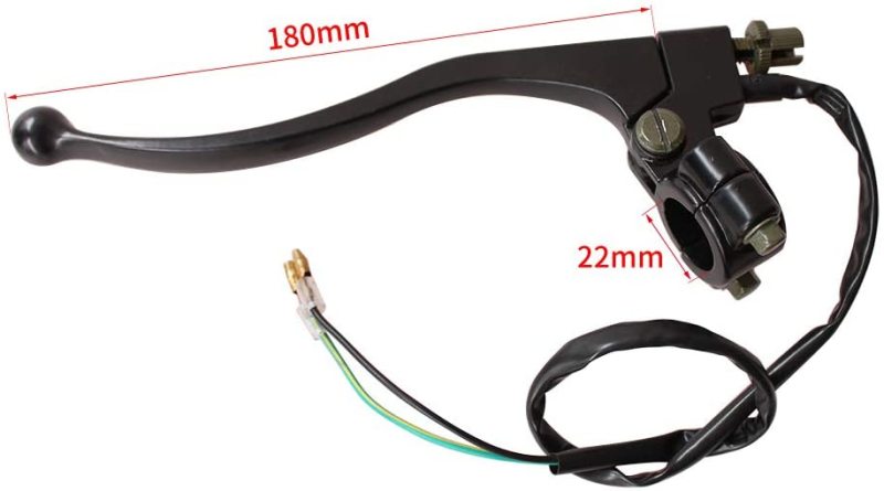 GOOFIT 7/8'' Clutch Lever with Cable Replacement for 150cc 200cc 250cc Chinese Dirt Pit Bike