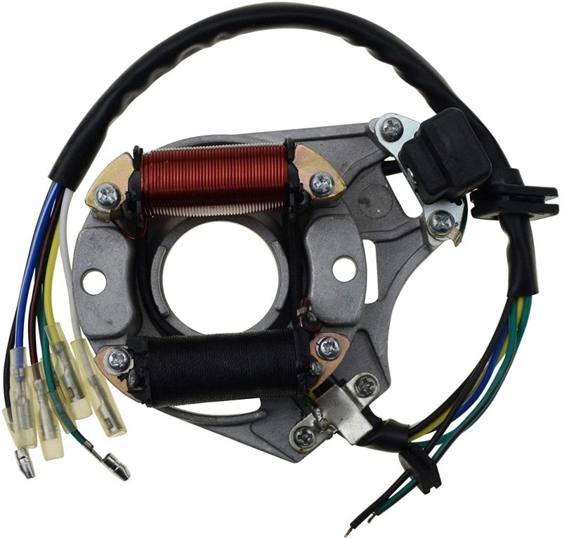 GOOFIT Ignition Rebuild Kit Replacement for 50cc 70cc 90cc 110cc 125cc ATV Stator CDI Coil Plug