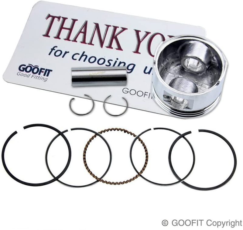 GOOFIT 100cc Big Bore Cylinder Rebuild Kit 50mm Bore Upgrade Replacement For GY6 50cc 139qmb Racing Scooter