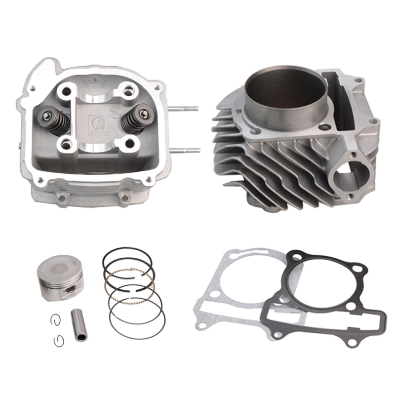 GOOFIT 63mm Cylinder Liners Heads Piston gasket Block Kit GY6 180cc 200cc 250cc Engine Parts ATV Off-Road Vehicle Engines