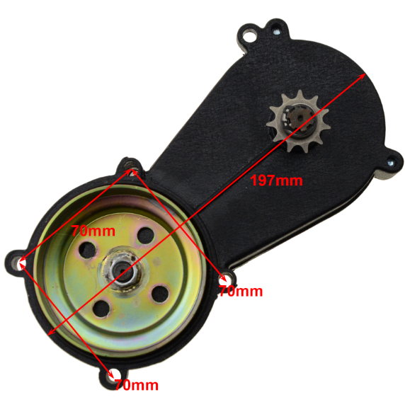 GOOFIT Gearbox Drum Clutch 11 Teeth  Replacement For 47ccm 49cc 2 Stroke Engine Atv Quad Go Kart Dirt Pocket Bike Single Strand