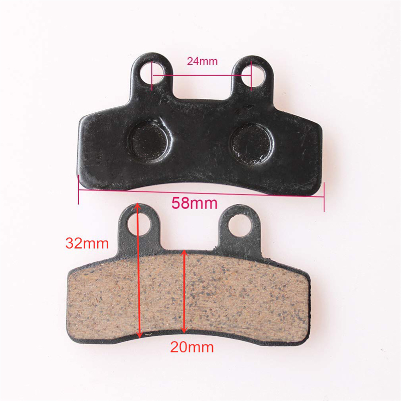 GOOFIT Front Disc Brake Master Cylinder Caliper Assembly With Brake Pads Replacement For 50cc 70cc 90cc 110cc 125cc 150cc Dirt Bike Pit Bike