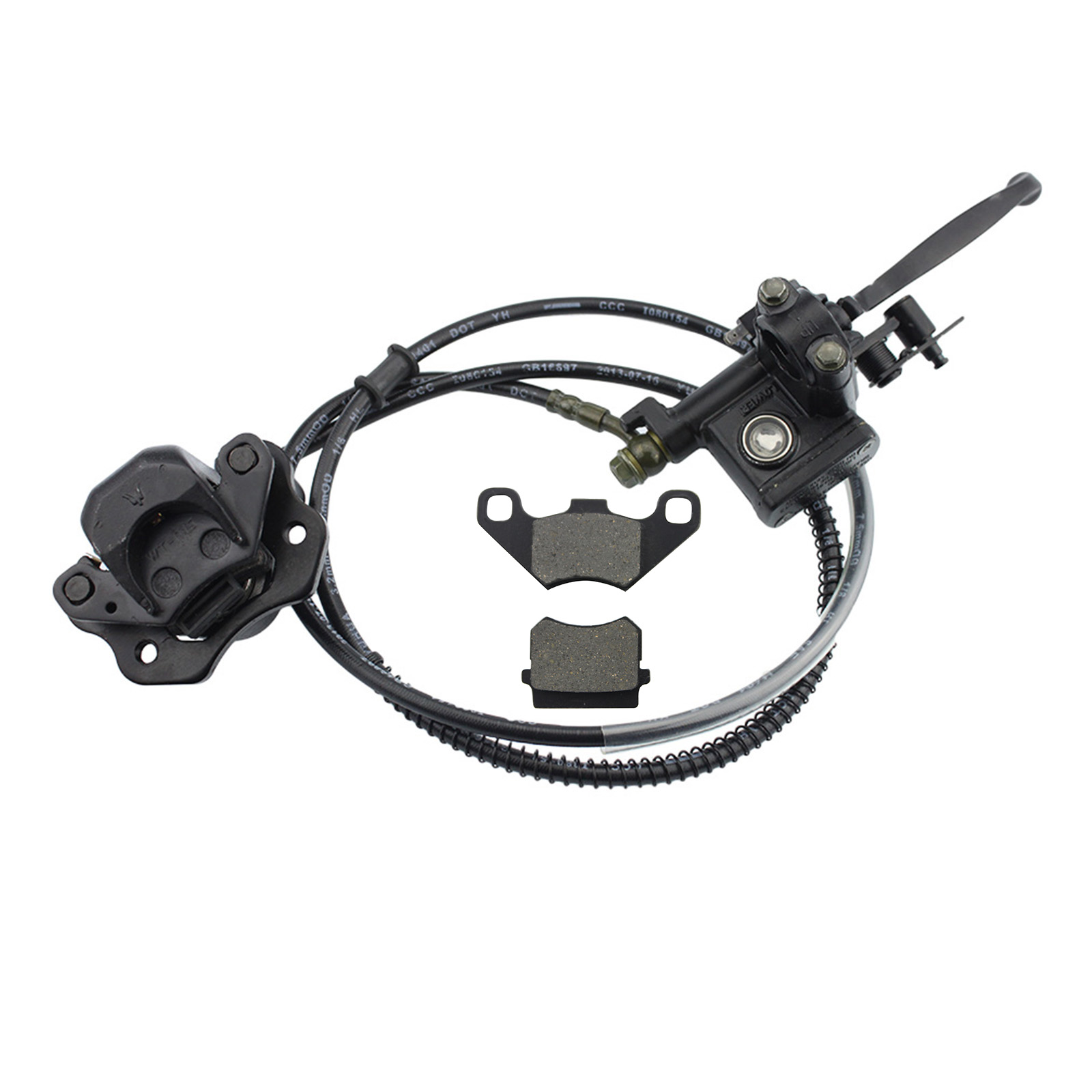 HOLATO Rear Disc Brake Master Cylinder Caliper Assembly With Brake Pads For 50cc - View #12