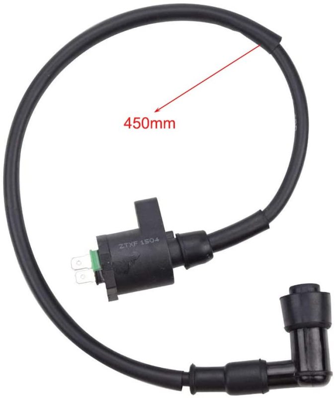 GOOFIT 90 Degree Ignition Coil Replacement For GY6 50cc 60cc 80cc 125cc 150cc ATV Go Kart Moped Scooter