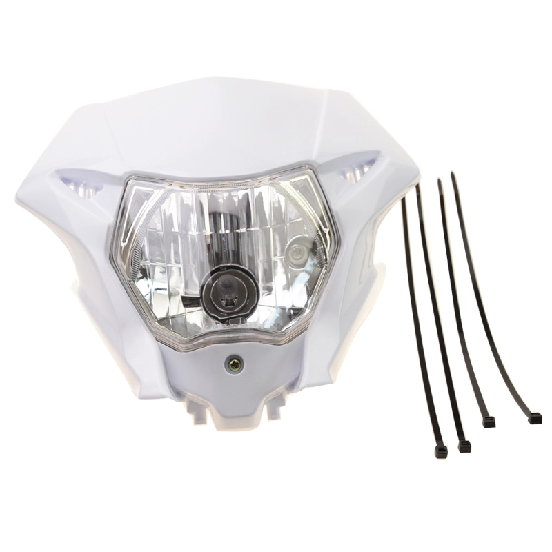 GOOFIT 12V 35W White Grimace Headlight Replacement For CRF150L General Purpose Motorcycle Modification