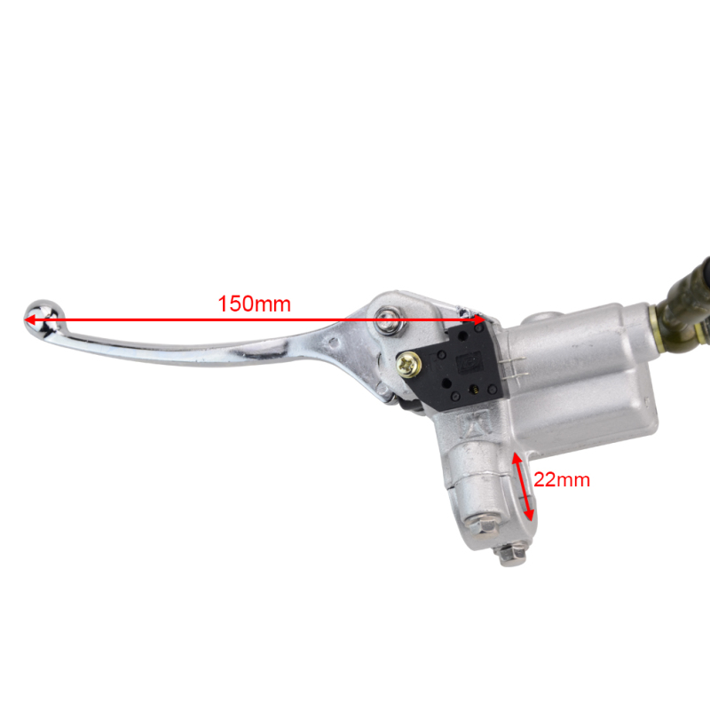 GOOFIT Hydraulic before Brake pump Assembly Caliper Cylinder Replacement For 50cc 70cc 90cc 110cc 125cc Dirt Bike ATV