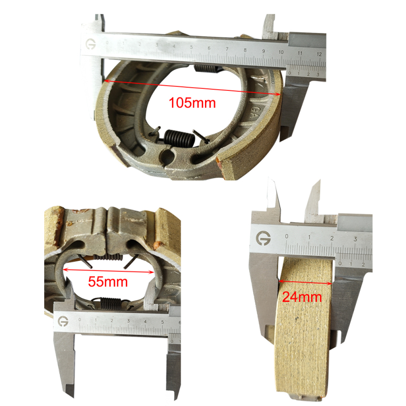 GOOFIT Drum Brake Shoe Replacement For 110cc 125cc ATV