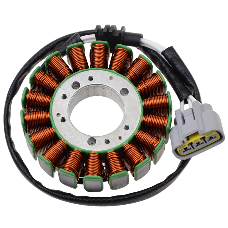 GOOFIT 18 Coil 3 Wire Magneto Stator Coil Ignition Generator Replacement For  YZF R1 2002-2003