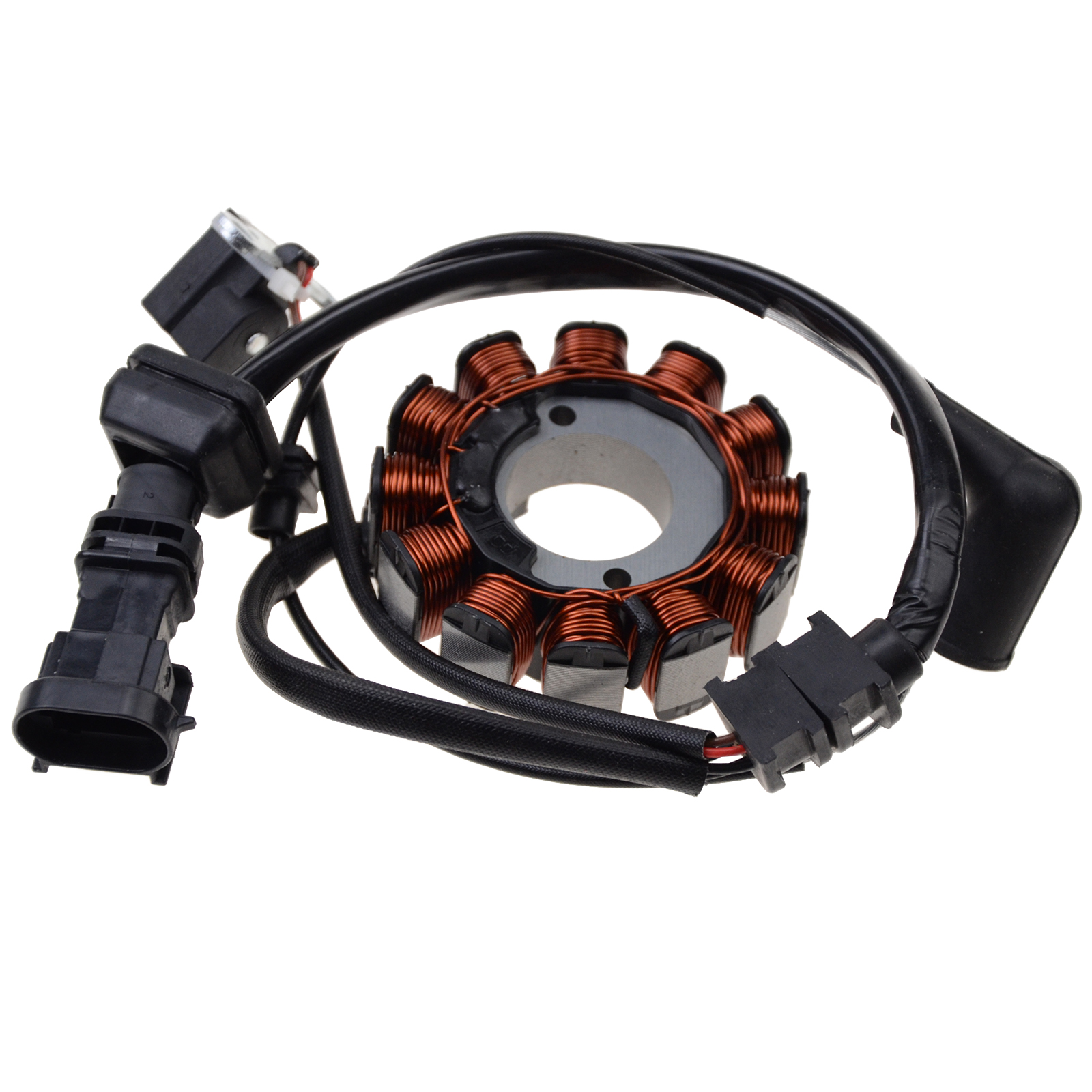 GOOFIT Bobina Di Accensione Statore 12 Poli Per Suzuki RMZ250 RMZ450 (2013-2018) - Ricambio 32101-28HA0, Plug And Play - 2