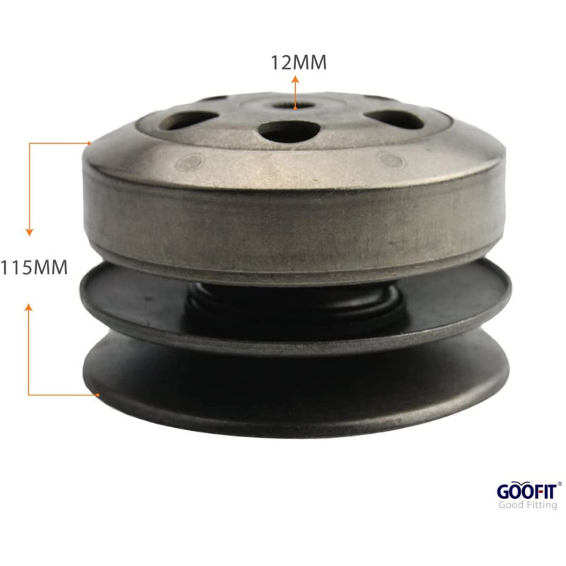 GOOFIT Complete Clutch Assembly Rear Clutch Driven Pully Replacement For GY6 49cc 50c 139QMB Scooter Taotao Roketa Sunl