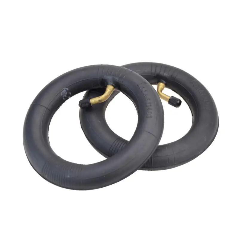 GOOFIT 2PCS 6X1 1/4 Curved Bent Stem Inner Tube Tire Replacement For Electric Scooter Folding Bike