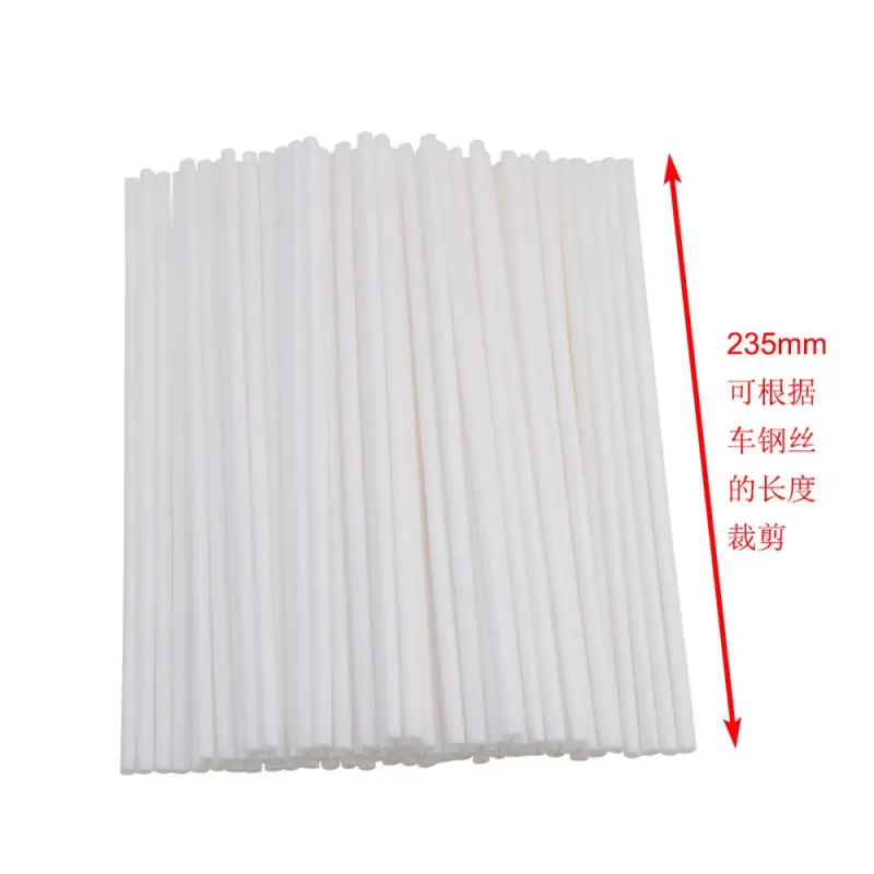 GOOFIT White 72Pcs/set Motorcycle Wheel Spoke Skins Covers Coats Trim Cover Pipe Decorative Protective Wraps Kits Motocross Dirtbike street bike