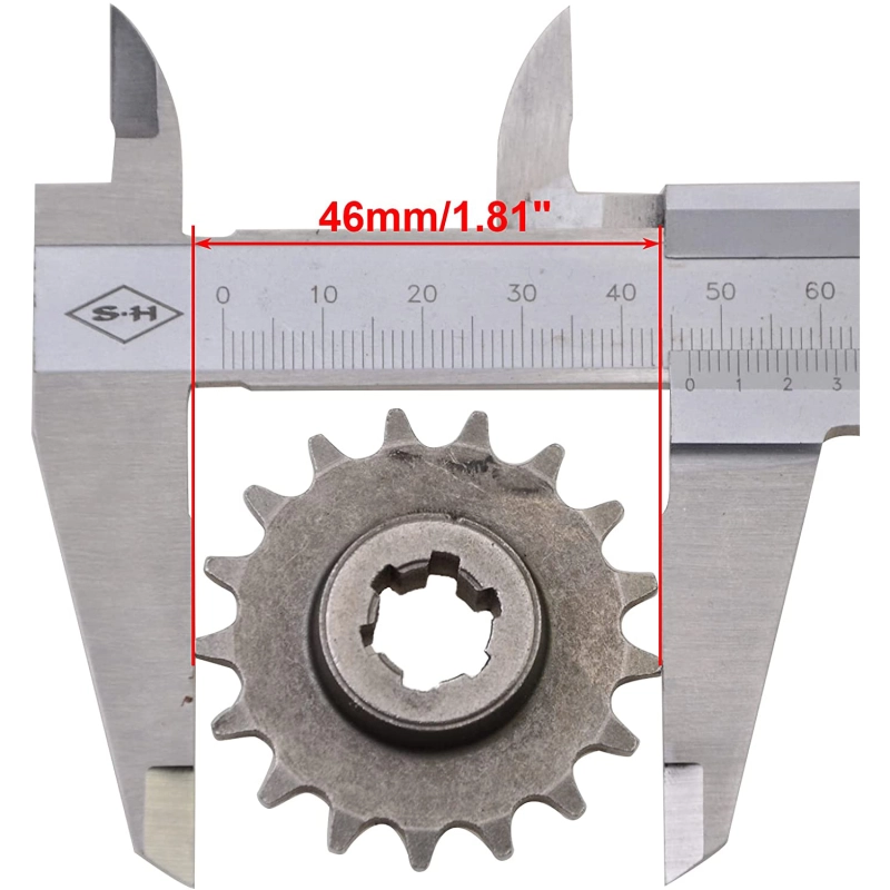 GOOFIT 17-Teeth Reduction Gear Replacement For 2 stroke 47cc 40-6 / 49cc 44-6 Dirt Pocket Bike