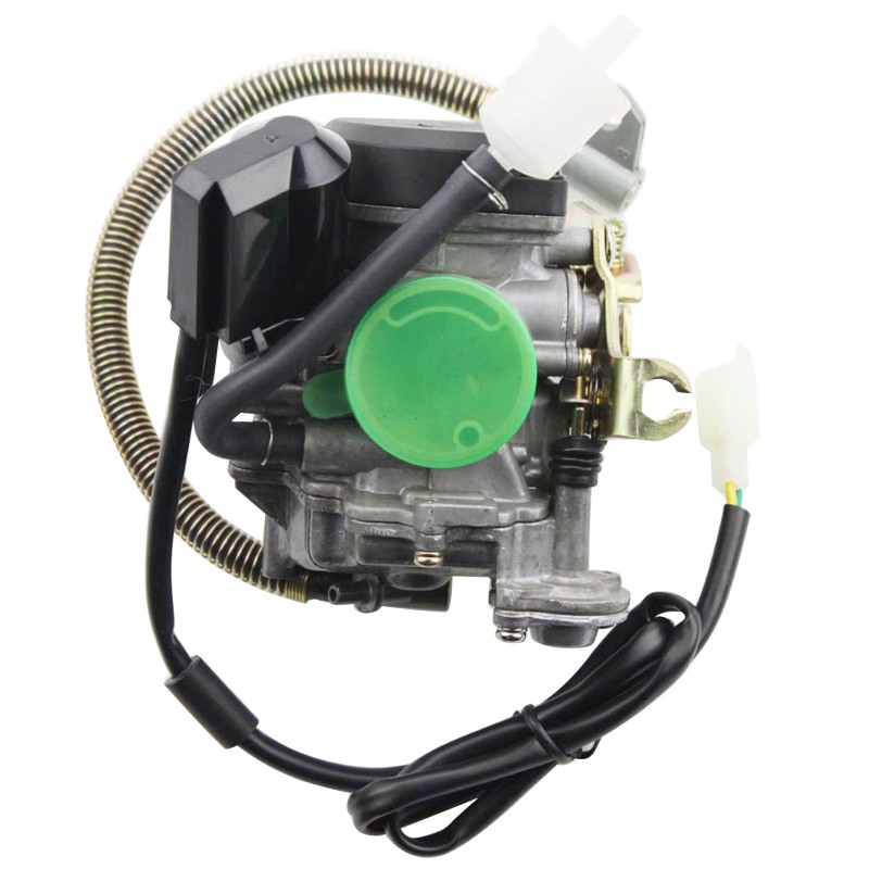 GOOFIT PD18 18mm Carb Carburetor with Accelerator Pump Replacement For Gy6 50cc 139qmb Scooters Mopeds