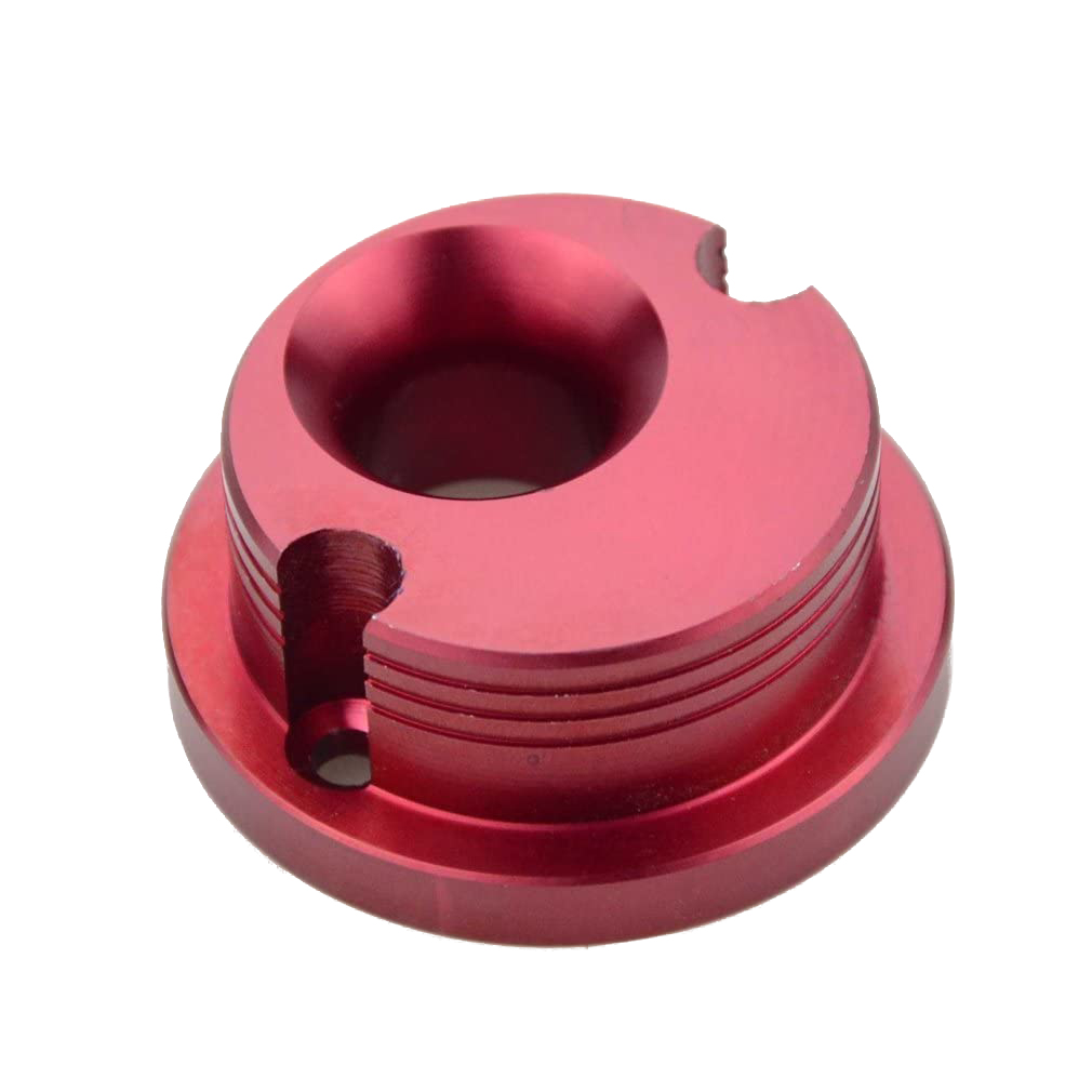 Base De Filtre à Air En Aluminium Rouge Pour Pocket Bike 2 Temps 49cc/47cc - Pièce De Rechange Goofit