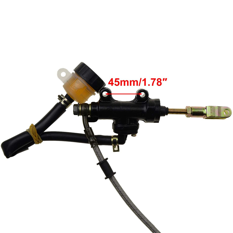 GOOFIT Motorcycle Disc Brake Master Cylinder Quad Caliper Replacement For 50cc 70cc 90cc 110cc125cc Dirt Bike Scooter