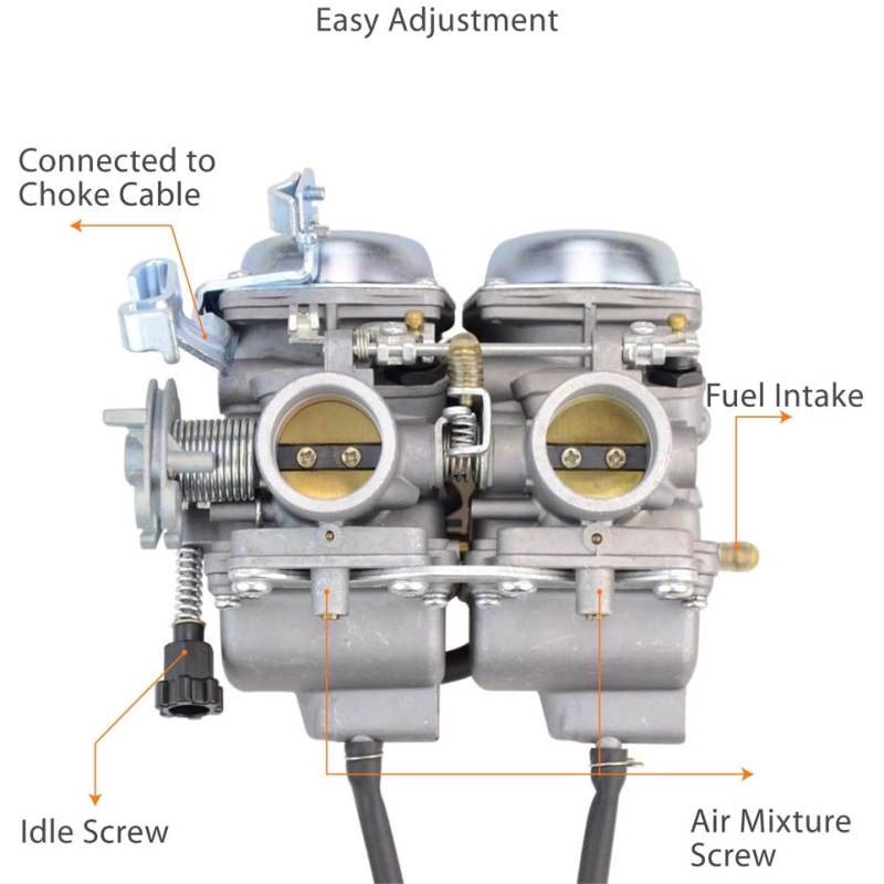 GOOFIT Twin Carburetor double cylinder Replacement For Carb Chamber 250cc Rebel CMX 250cc CMX250 CA250