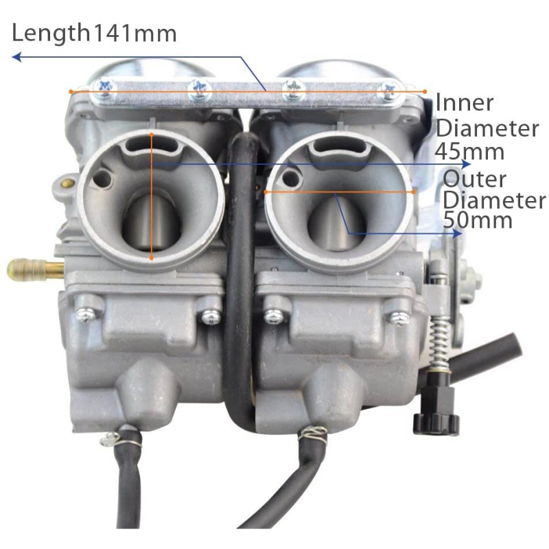 GOOFIT Twin Carburetor double cylinder Replacement For Carb Chamber 250cc Rebel CMX 250cc CMX250 CA250