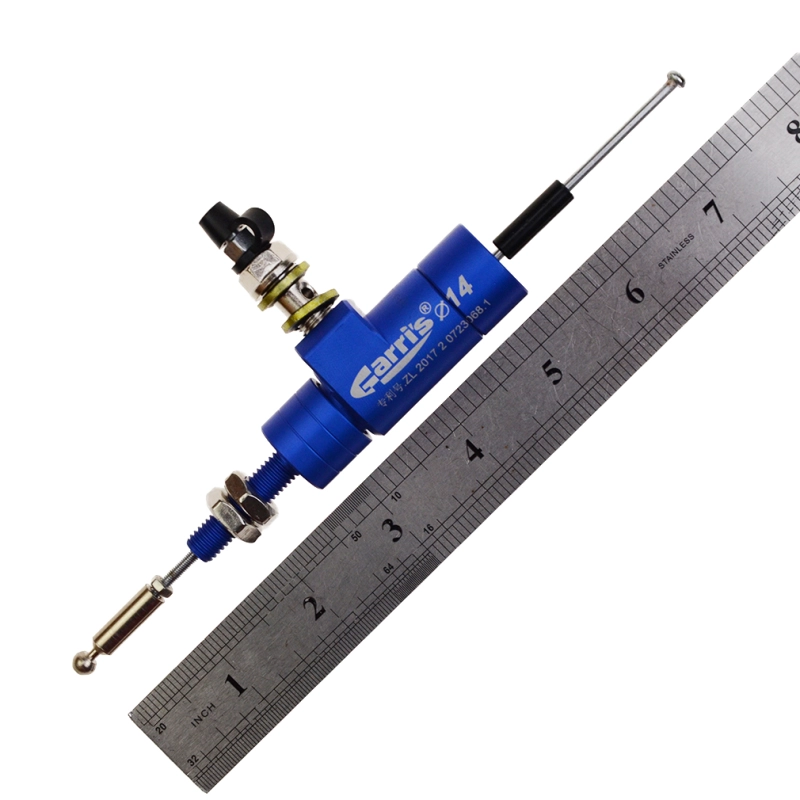 GOOFIT Motorcycle Hydraulic Clutch Master Cylinder Left Brake Pump M8 x