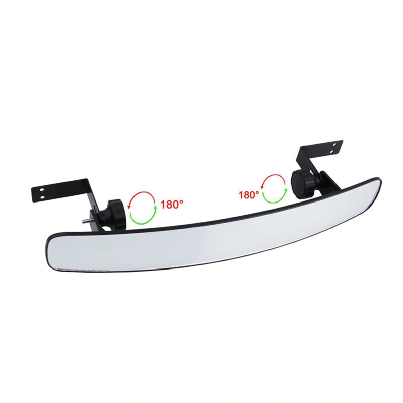 GOOFIT Golf Cart Mirror 180 Degree Extra Wide 16.5&quot; View Mirror Replacement for Golf Cart EZGO Club Car