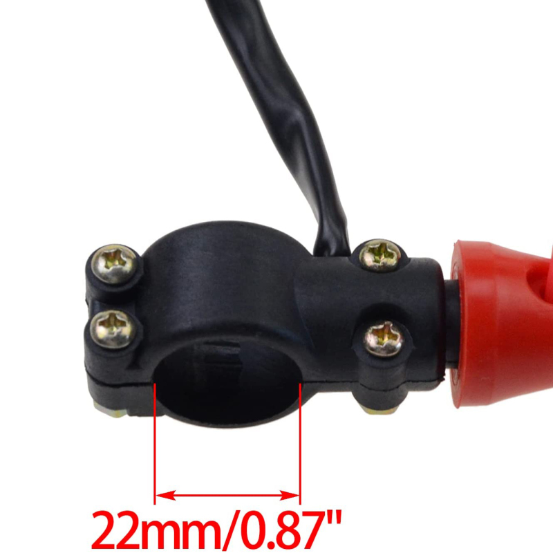 GOOFIT 7/8&quot; 22mm Handlebar 2 Wire Tether Kill Switch Assembly Replacement for 50cc 70cc 90cc 110cc 125cc 150cc ATV 4 Wheeler Quad