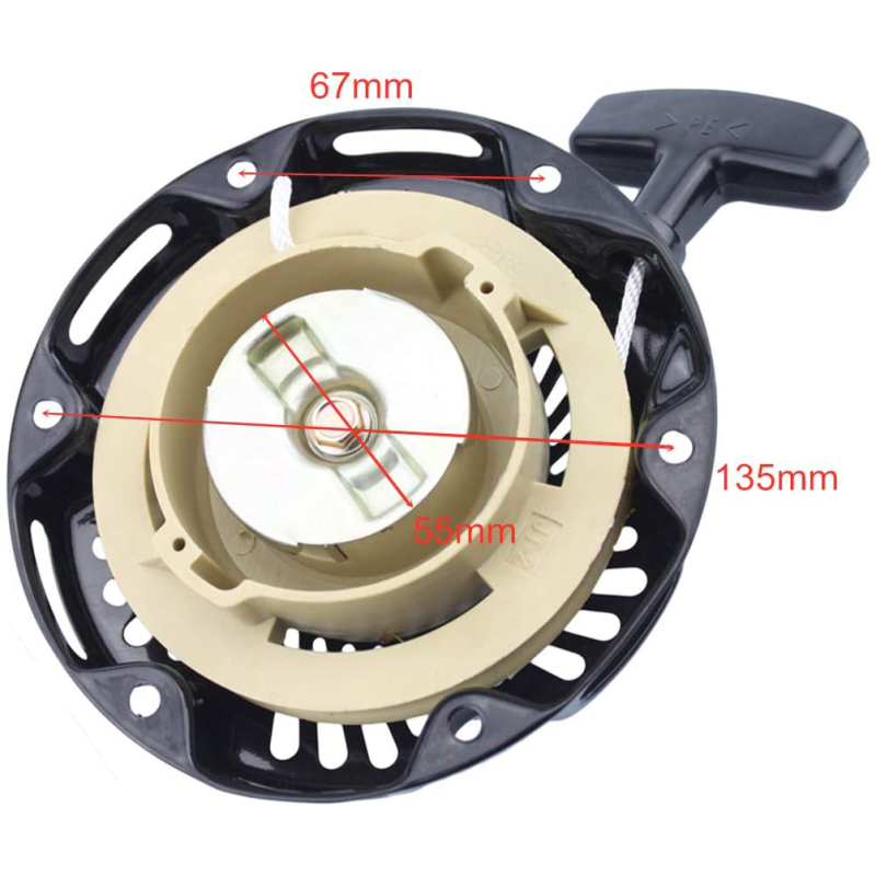 GOOFIT 19mm Carburetor and Pull Starter Replacement For 97cc 2.8hp Mini Baja Doodle Bug DB30 Dirt Bike