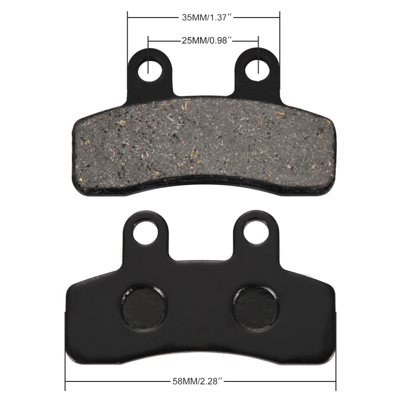 GOOFIT Disc Brake Pad Shoe Set Replacement For 110cc 125cc Taotao Roketa Dirt Bike Pit Bike