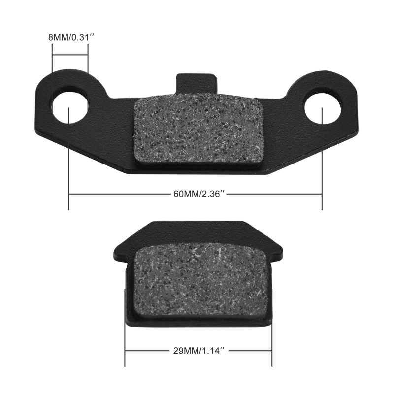 GOOFIT Motorcycle Brake Pads Brakes Replacement For 150cc 200cc 250cc ATV Dirt Bike Go Kart Scooter