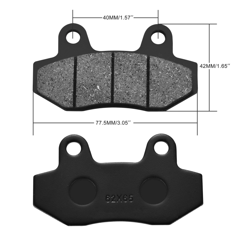 GOOFIT Brake Pads One Pair Brakes System Replacement For 150cc 200cc 250cc Scooter Go Kart ATV Dirt Bike Pit Bike
