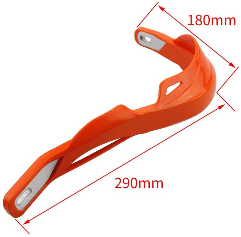 GOOFIT 7/8&quot; Aluminium Alloy Handlebar Hand Brush Guards Protector Handguards Assy Replacement For Motocross Motorcycle Off-road Pit Dirt Bike ATV Red