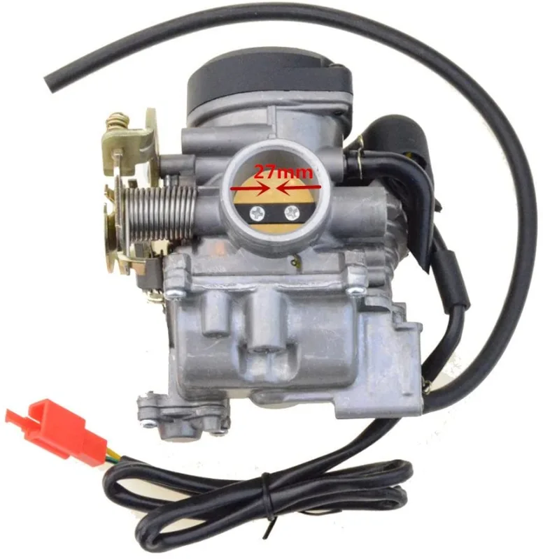 GOOFIT PD27 27mm Carburetor Replacement For GY6 200cc 136 engine Scooter Moped