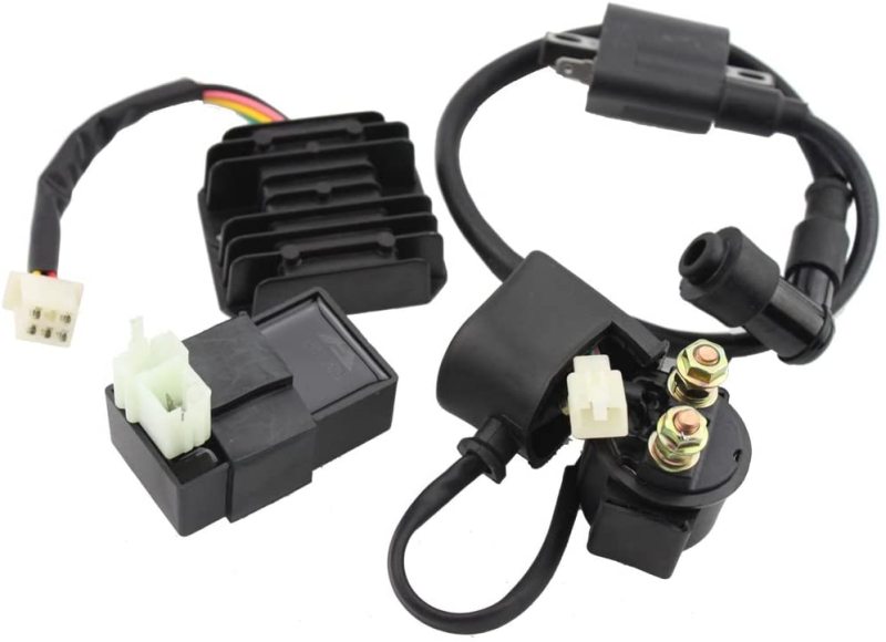 GOOFIT Ignition Coil CDI Voltage Regulator Rectifier Relay Kit Replacement For CG150cc 200cc 250cc Vertical Engine Chinese ATV