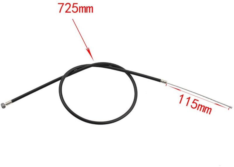 GOOFIT 28 1/2'' Throttle Cable Replacement For 2 stroke 47cc 49cc Cag Cagllari Pocket Bike MAT1 MAT2 Ninja X1 X2 GP MX3