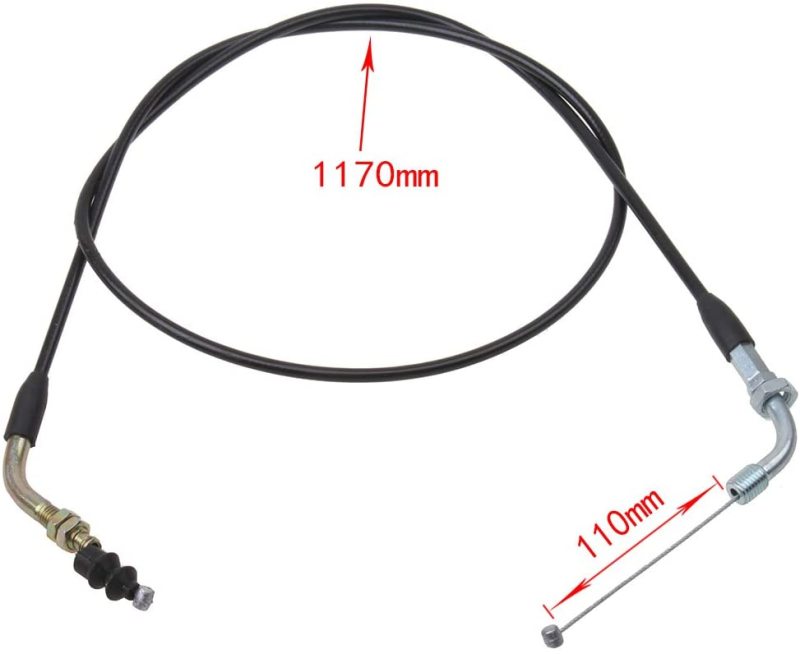 GOOFIT 46&quot; Motorcycle Throttle Cable Replacement for GY6 125cc 150cc 200cc 250cc Dirt Bike China Moped Scooter Chinese Scooter ATV Quad Go Kart Moped