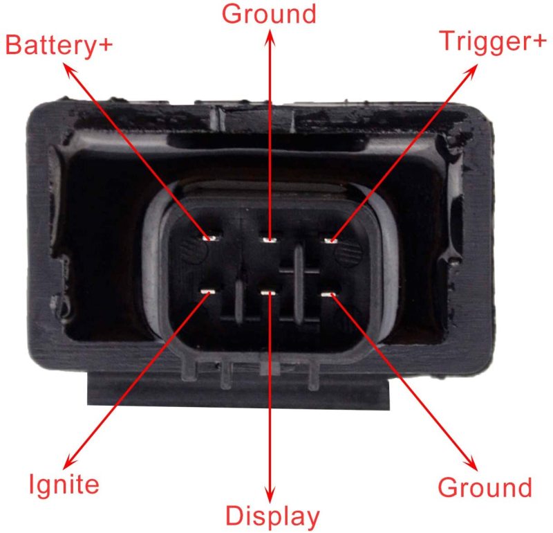 GOOFIT 6 Pin DC CDI Replacement For YBR125 i Bayou KLF 220 250 GS500 31800-01D00