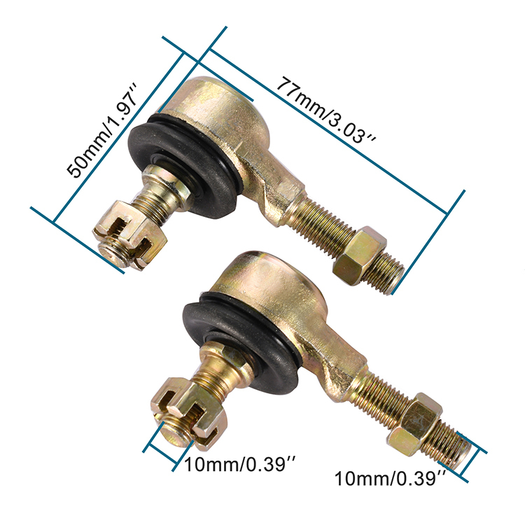 GOOFIT 70mm Tie Rod Assembly Replacement for 50cc 70cc 90cc 110cc 125cc 150cc 200cc 250cc ATV Four Wheeler Quad Ends