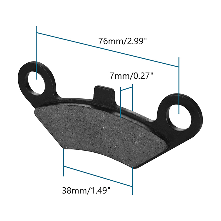 GOOFIT Motorcycle Brake Pads Replacement For 125cc 150cc ATV Go Kart Quad Bikes Dune Buggy 4 Wheeler