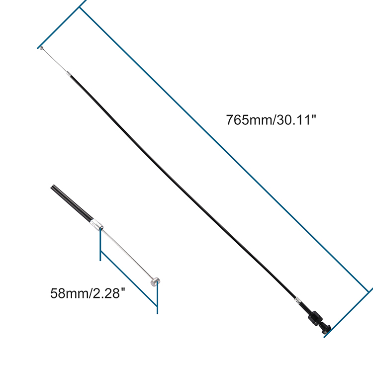 GOOFIT 30.12&quot; Motorcycle Throttle Cable Replacement For 125cc 150cc 200cc 250cc Water cooled Chinese ATV Four Wheeler Quad Bikes Dune Buggy China Mope