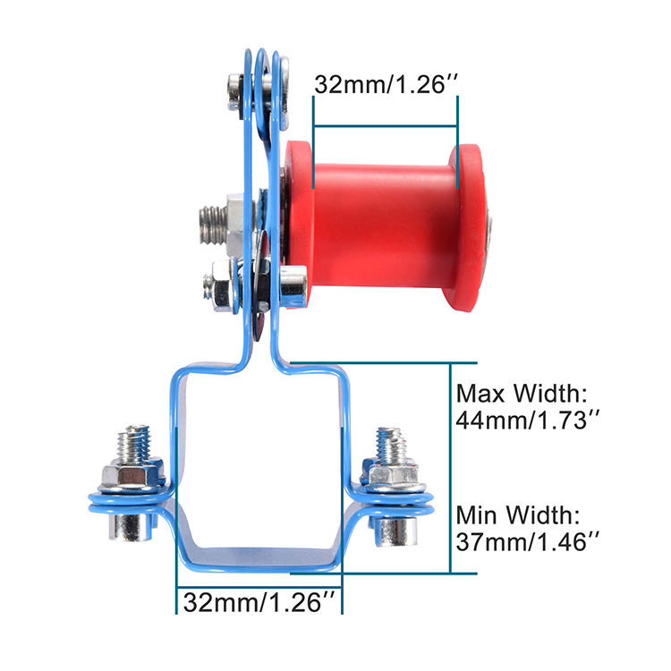 GOOFIT Motorcycle Link Length Modified Chain Tensioner Adjuster Blue