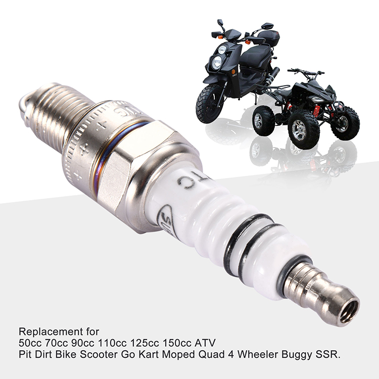 GOOFIT A7TC Spark Plug Replacement For 50cc 70cc 90cc 110cc 125cc 150cc Chinese ATV Dirt Bike Go Kart Moped
