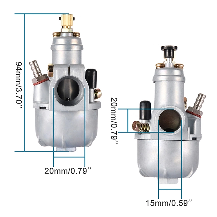 Bing Carb Big Rebuild Kit 15mm Stock Carburetor Puch Maxi Sport Luxe Newport E50 - Foto 12