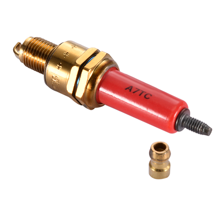 GOOFIT A7TC Liu M.W Iridium Power Spark Plug Red Replacement For ATV Scooter