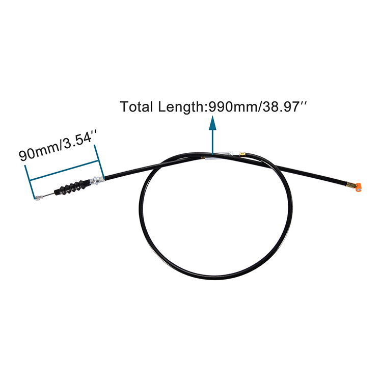 GOOFIT 38.98&quot; Motorcycle Clutch Cable with Adjuster Replacement for 50cc 70cc 90cc 110cc 125cc Dirt Bike China Moped Scooter Chinese Scooter ATV Quad