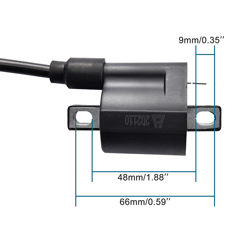 GOOFIT 135 Degree Ignition Coil with Elbow Replacement for CG 125cc 150cc 200cc 250cc ATV Dirt Bike Go Kart