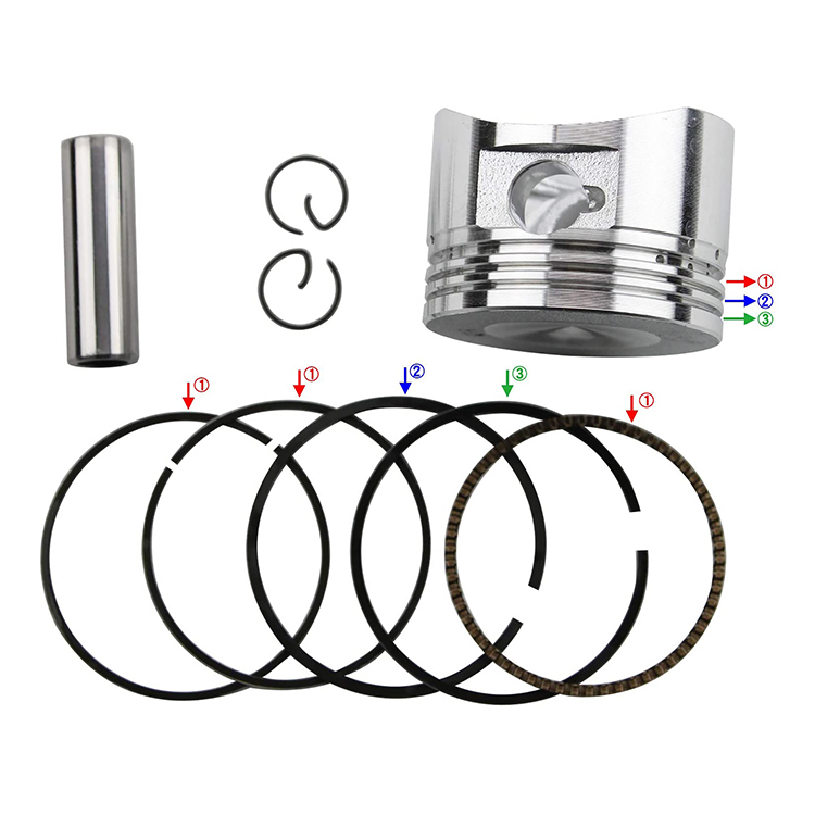 GOOFIT 52.4mm Bore Piston Rings Assembly Replacement for 110cc Taotao Roketa Sunl Coolster SSR Dirt Bikes Go Karts ATV