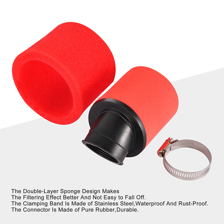 GOOFIT 38mm Bent Angled Foam Air Filter Pod Replacement for PIT Quad Dirt Bike ATV Buggy