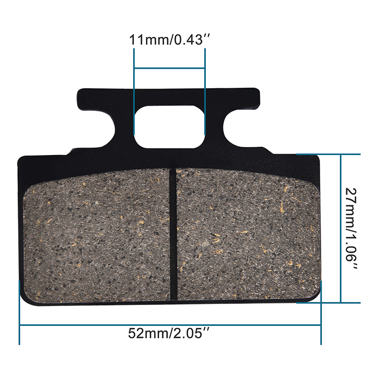 GOOFIT Front Disc Brake Pad Replacement For 50cc 70cc 90cc 110cc 125cc Dirt Bike