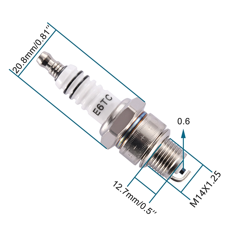 GOOFIT E6TC New Spark Plug for 50cc 70cc 90cc 110cc ATV 150 Ignition Plug Moped Scooter Go Kart Dirt Bike