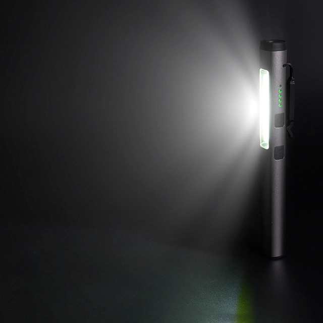 Rechargeable COB Work Light with Portable UV Light and Laser
