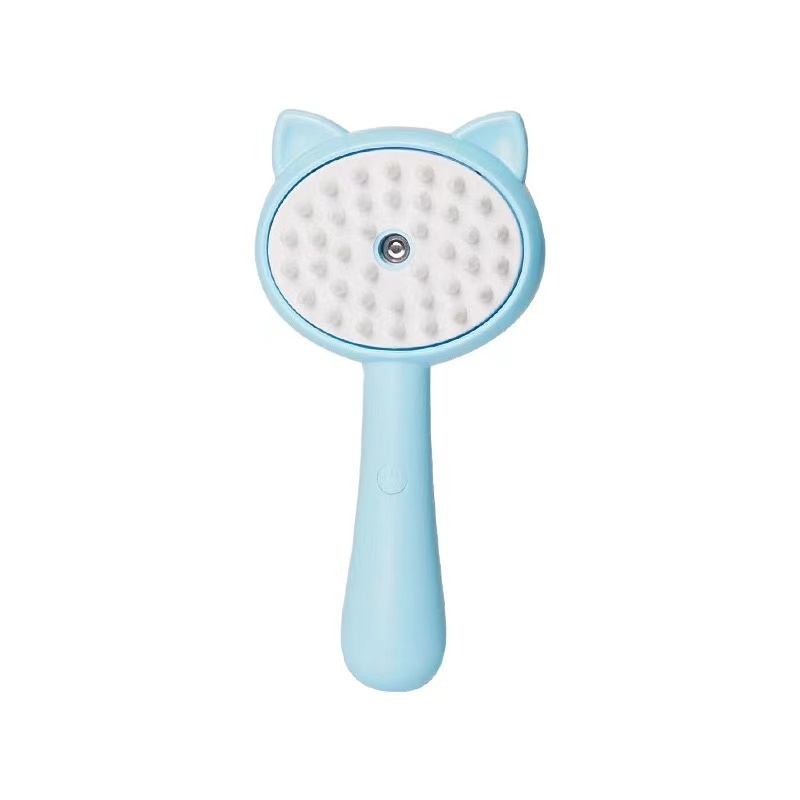 3 In1 Cat Ear Pet Hair Removal Brush Dog Grooming Brush Pet Spray Massager Electric Comb Cat Steam Brush